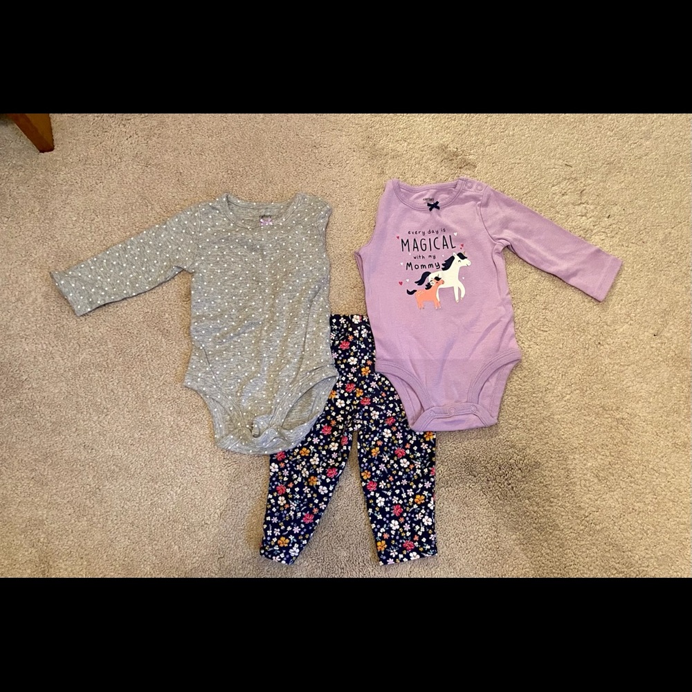 Carter’s 6M Long-sleeved Outfit Bundle